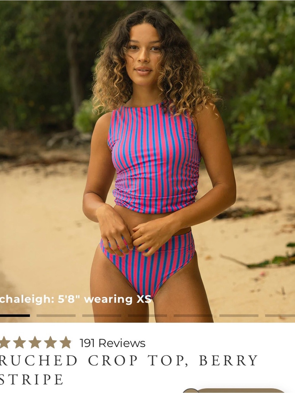 Albion Ruched Swim Top - Picture 4 of 4